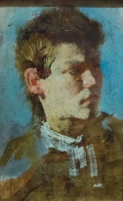 Francesco Paolo Michetti - Autoritratto da giovane, Palazzo Zevallos Stigliano, Napoli